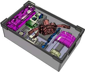 CAD Konzept einer Sequenzbox